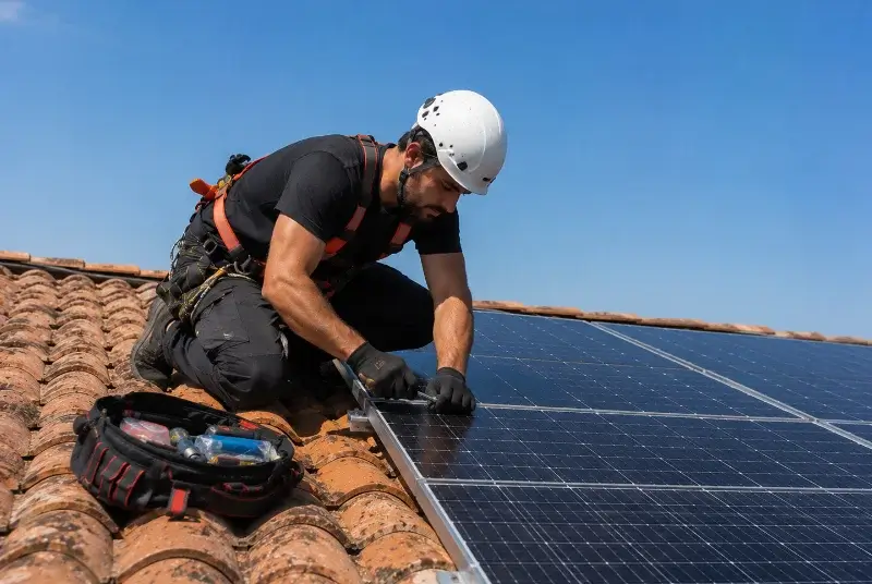 Maintenance et monitoring de panneaux solaires à Châtillon-Saint-Jean