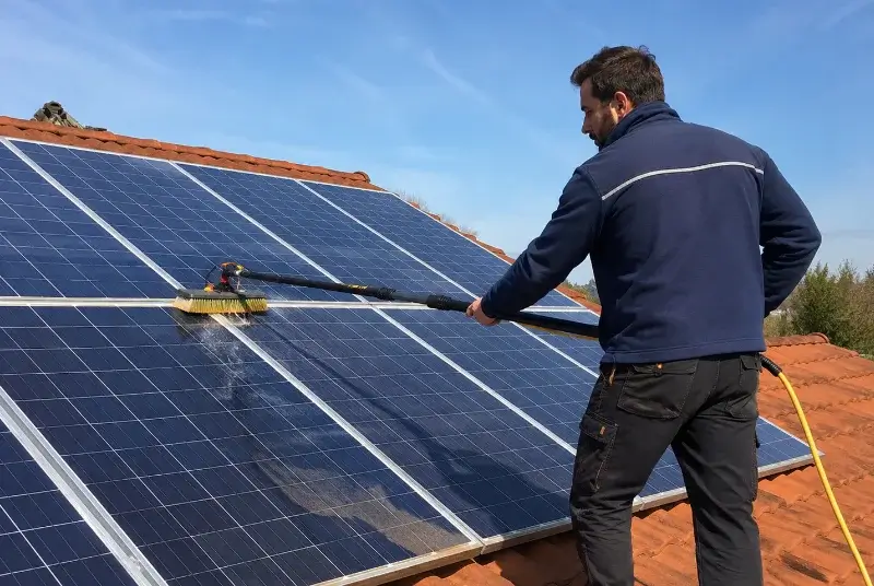 Nettoyage et entretien de panneaux solaires à Châtillon-Saint-Jean